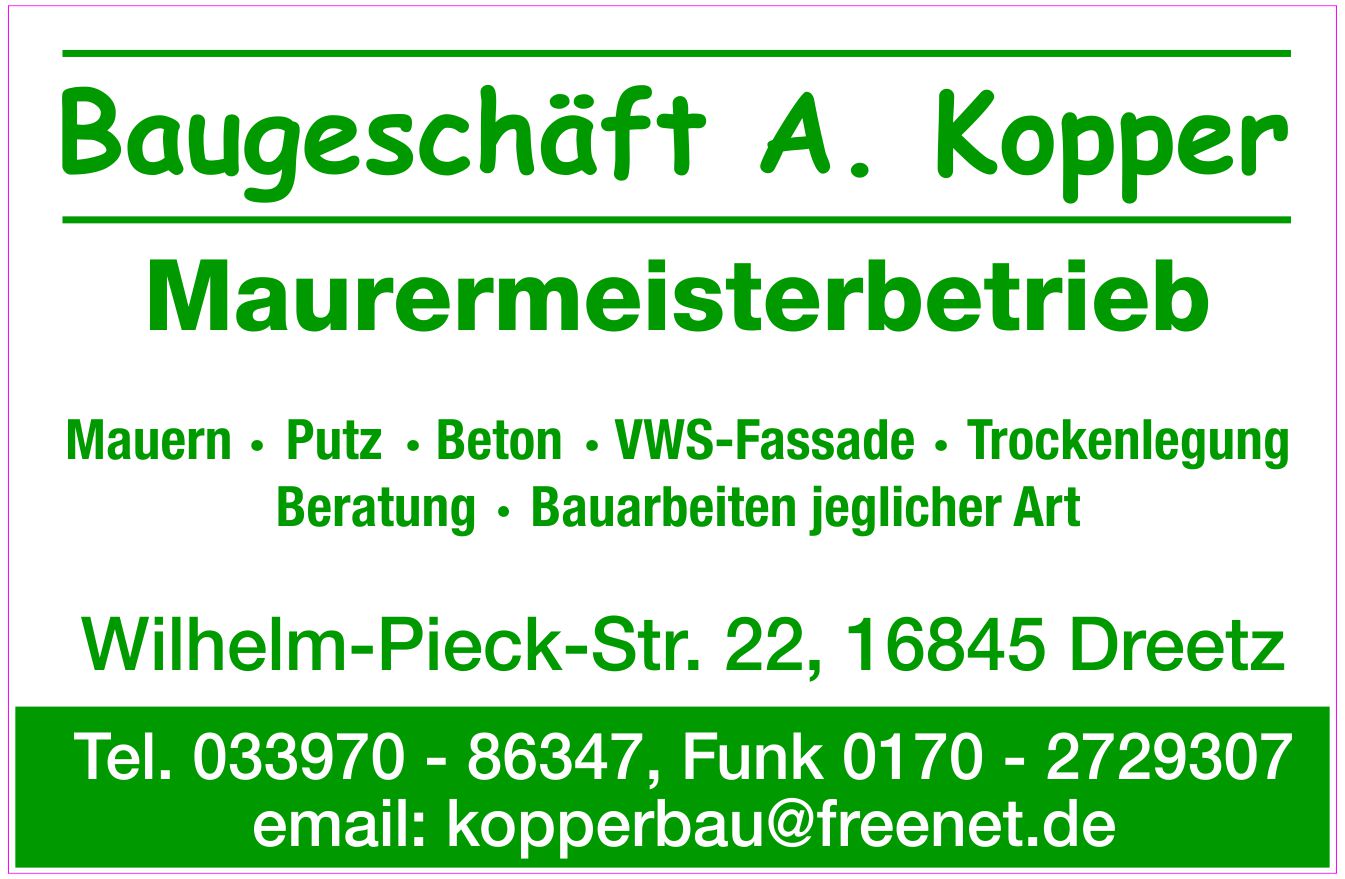 Baugeschäft A. Kopper